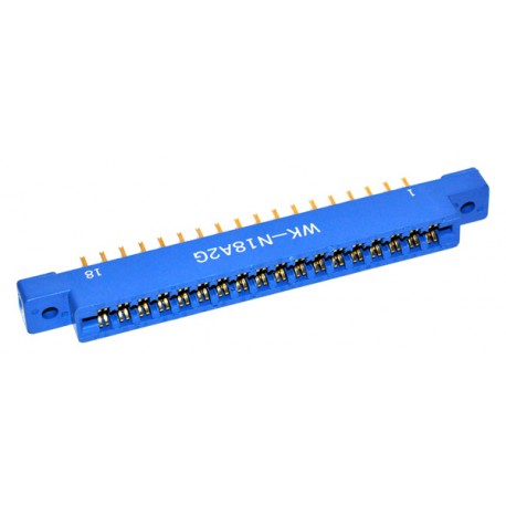 PCB Edge Connector 2x 18 contacten 3,96mm Chassis