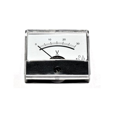 Paneelmeter Analoog Spiegelschaal 500mA DC